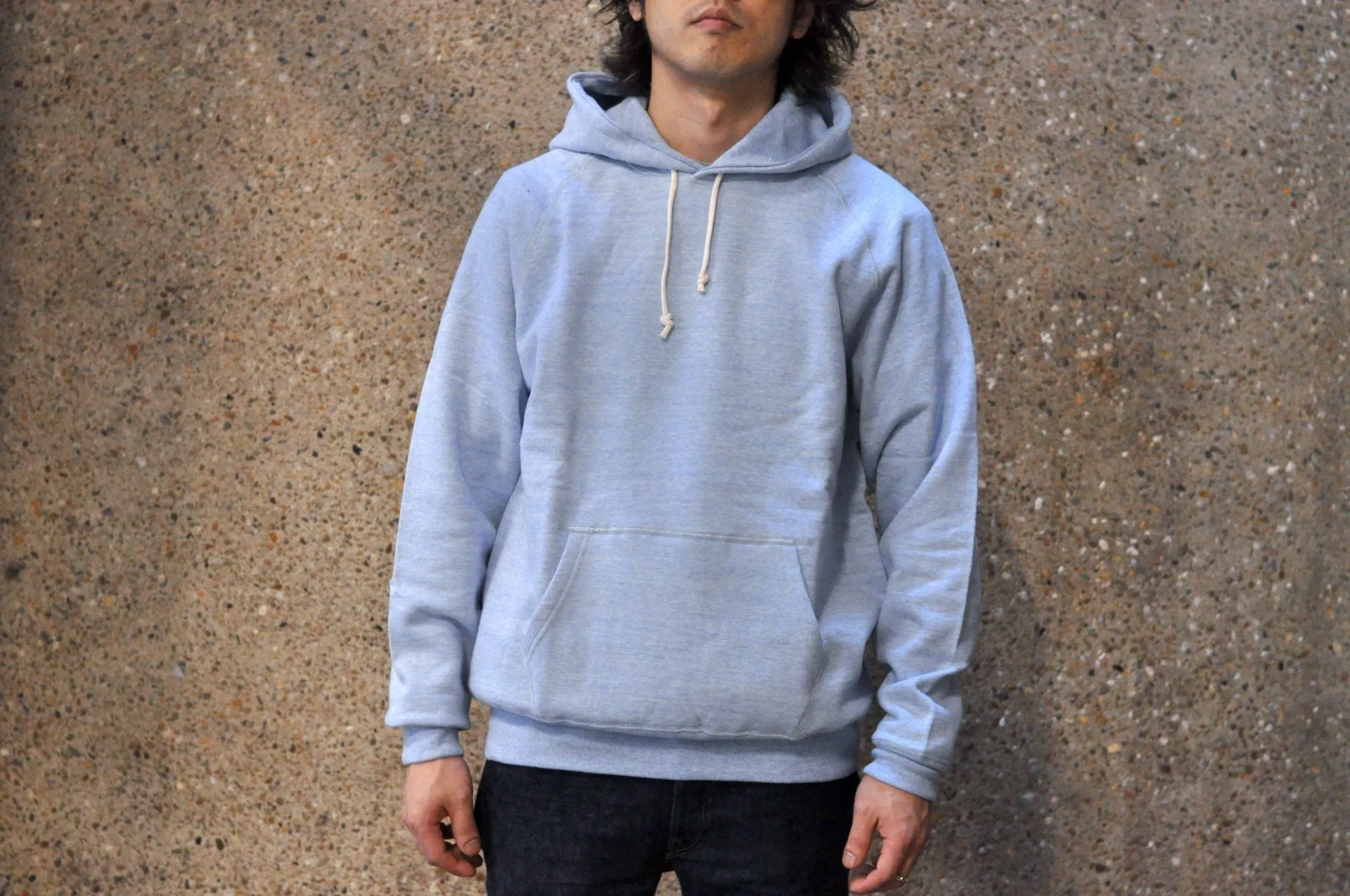 Denime X Warehouse Co. Lot.270 10oz Loopwheeled Pullover (Heather Navy)