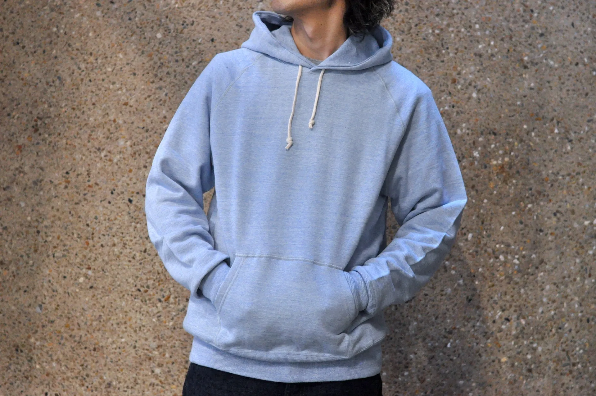 Denime X Warehouse Co. Lot.270 10oz Loopwheeled Pullover (Heather Navy)
